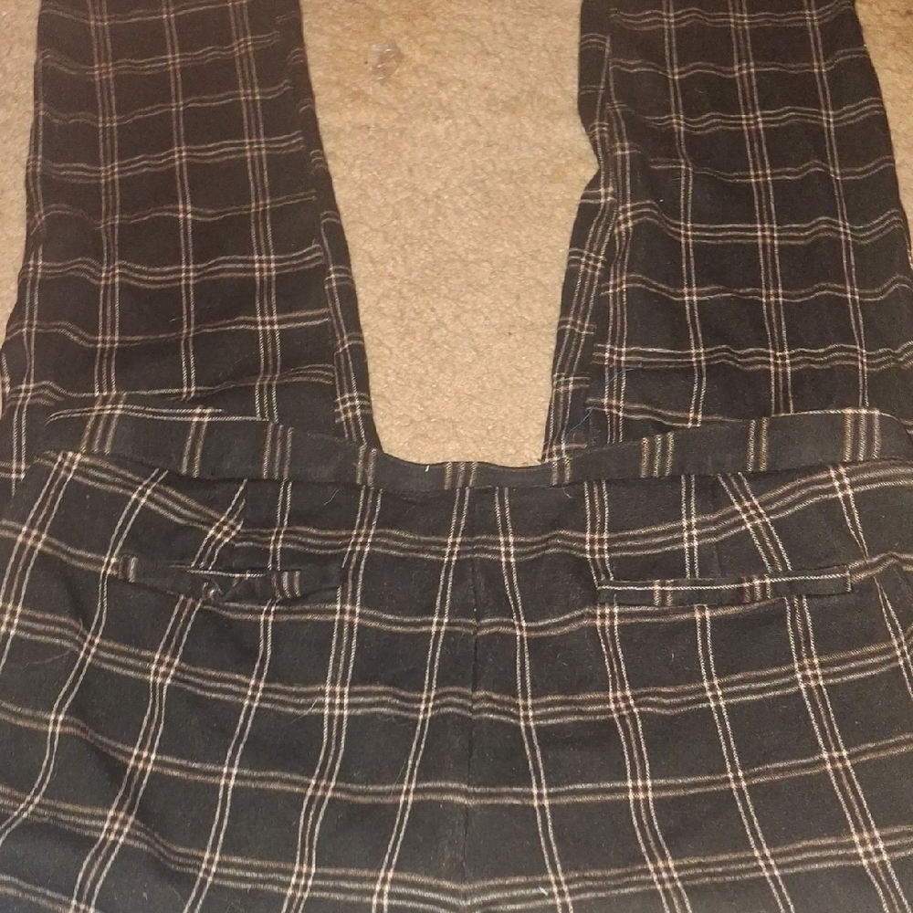 Plaid Black and White Pajama Pants
